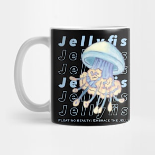 Floating beauty: Embrace the jelly life Mug